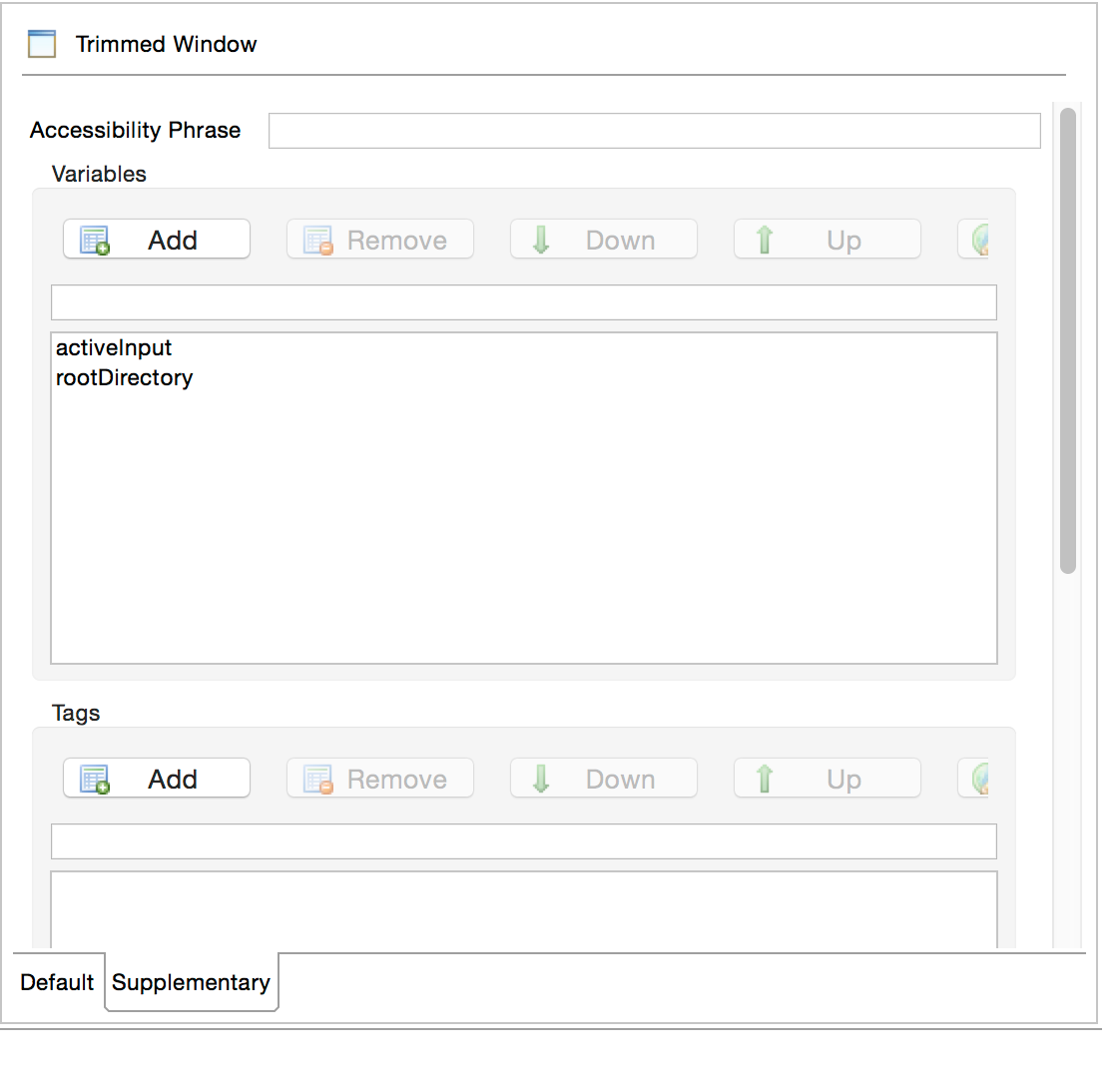 window-variables